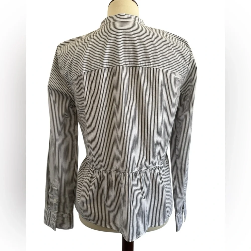 Madewell Lakeside Striped Peplum Blouse - Picture 5 of 15